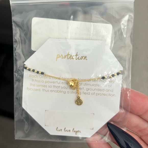 Gorjana Black Onyx Gemstone Bracelet - Picture 2 of 3